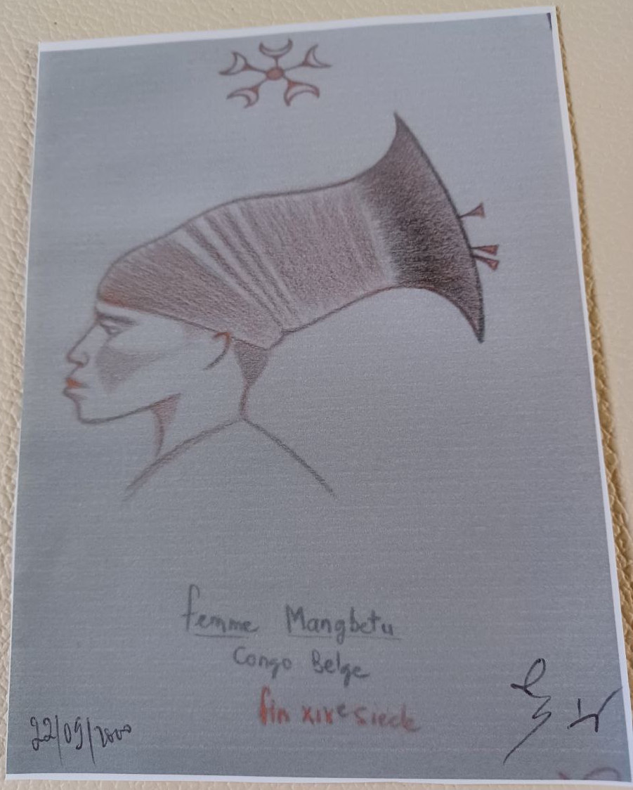 Mangbetu Woman — Belgian Congo, late 19th c.